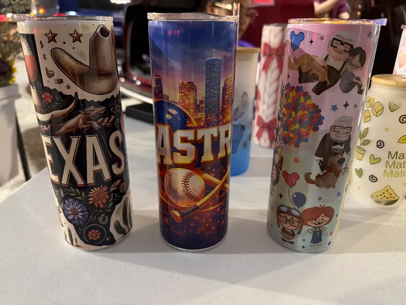 Vasos personalizados realizados por POP