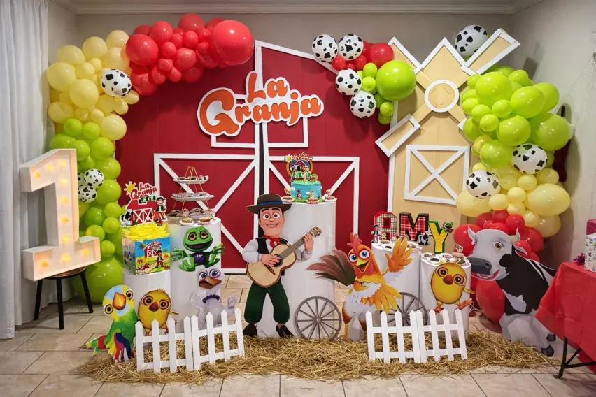 Decoración de fiesta realizada por POP