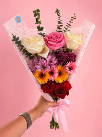 Ramo grande de flores naturales realizado por POP