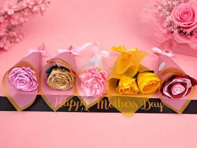 Cajas de rosas para Día de las Madres realizadas por POP