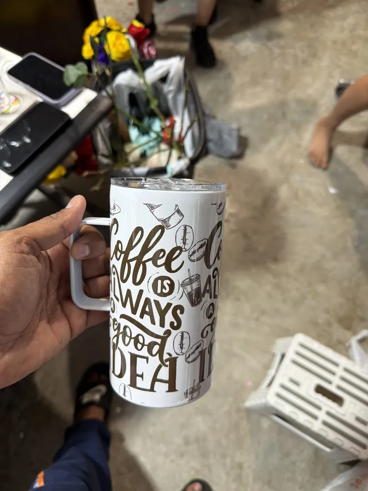 Taza con frase personalizada