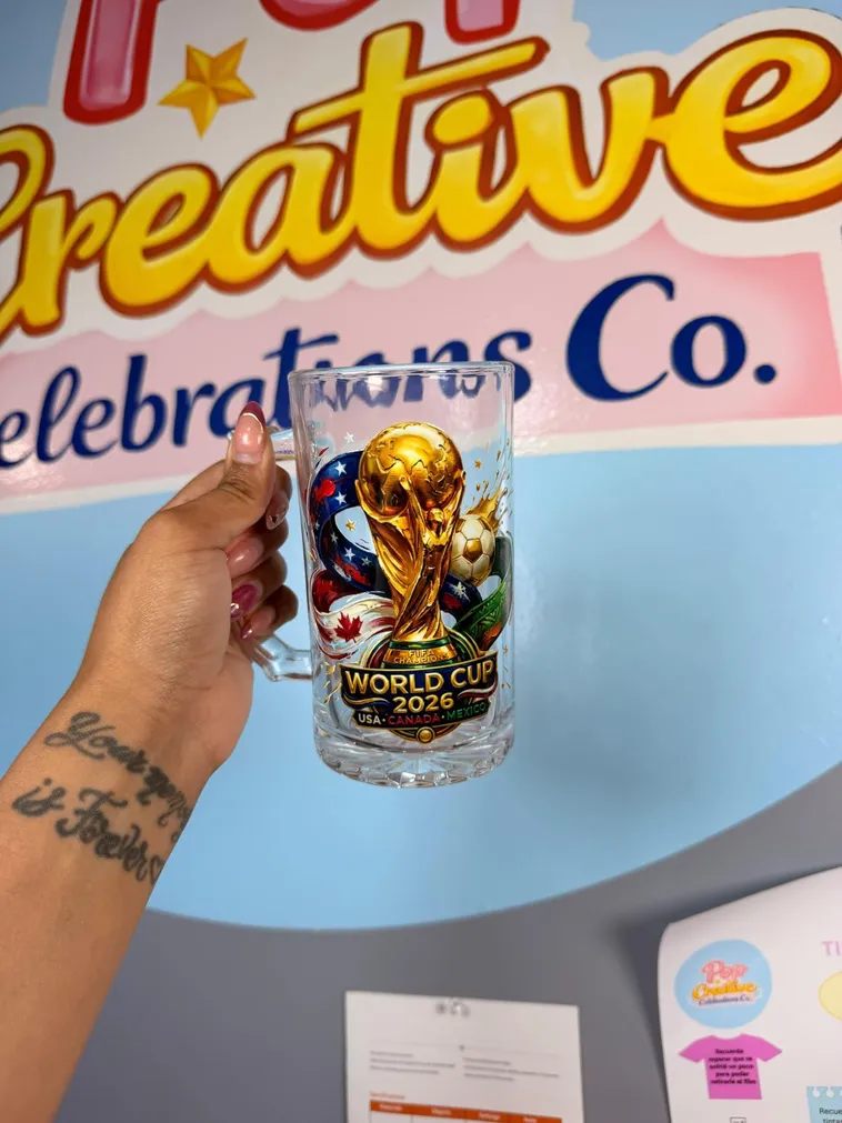 Vaso Mundial personalizado