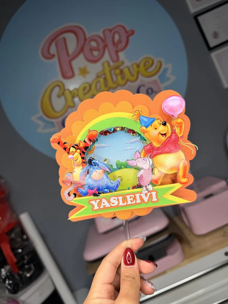 Topper Winnie personalizado
