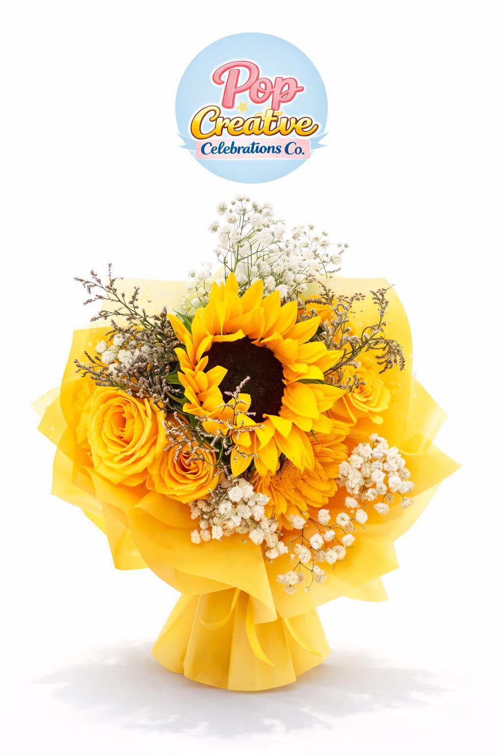Bouquet de girasol amarillo