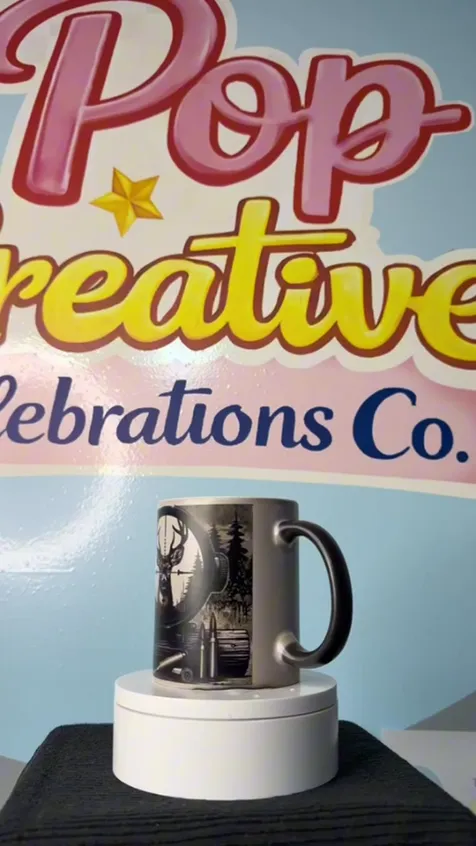Mug negro personalizado